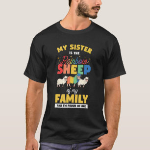 Camiseta Mi Hermana Es La Lésbica Del Arcoiris Encantadora 