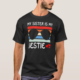 Camiseta Mi Hermana Es Mi Bestial Escuadrón Mejor Amigo Con