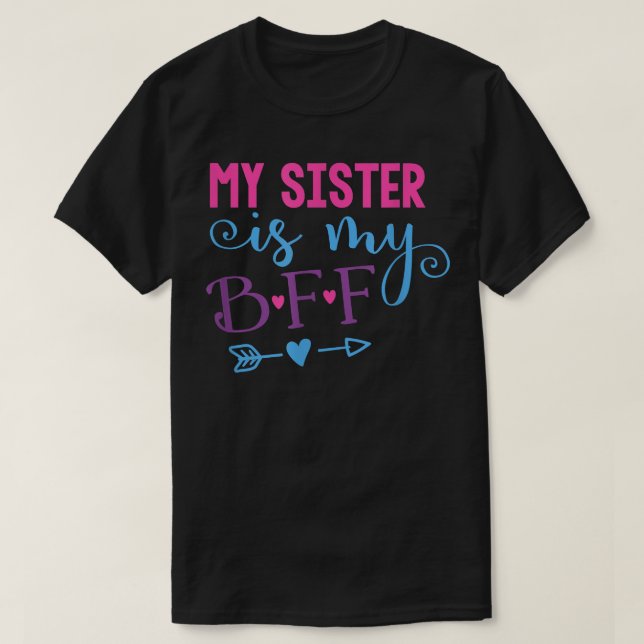 Camiseta Mi Hermana Es Mi BFF (Diseño del anverso)