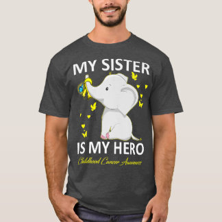 Camiseta Mi hermana es mi heroína conciencia sobre el cánce