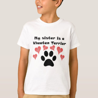 Camiseta Mi hermana es Terrier de trigo