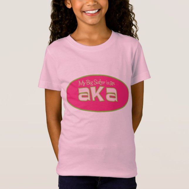 Camiseta Mi hermana grande es AKA (Anverso)