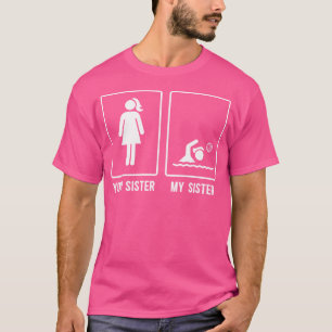 Camiseta Mi hermana hermana hermana del waterpolo y hermana