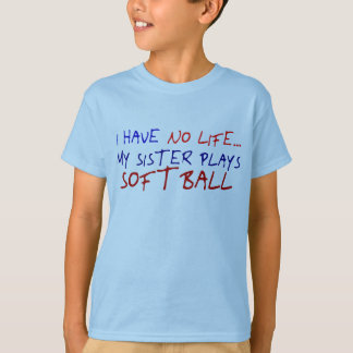 Camiseta Mi hermana juega al softball