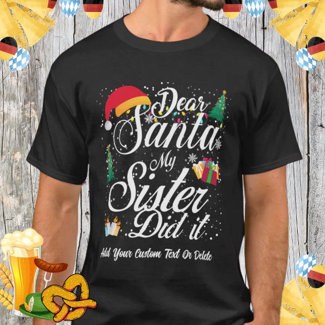 Camiseta Mi Hermana Lo Hizo Navidades Divertidos, Familia H (Subido por el creador)