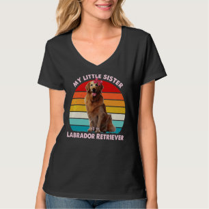 Camiseta Mi Hermana Pequeña Es Una Labradora 2