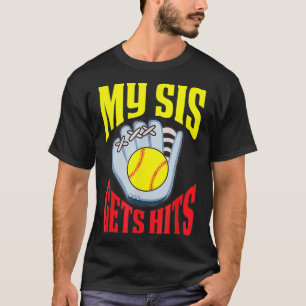 Camiseta Mi hermana recibe el golpe del hermano de una herm