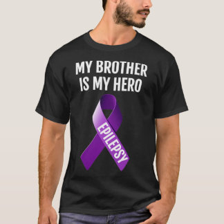 CAMISETA MI HERMANO ES MI CONCIENCIA DE EPILEPSIA DE HÉROE