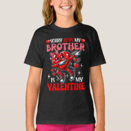 Camiseta Mi Hermano Es Mi El día de San Valentín Dabbing He