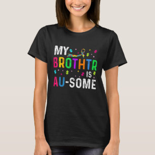 Camiseta Mi Hermano Es Un Rompecabezas De Autismo