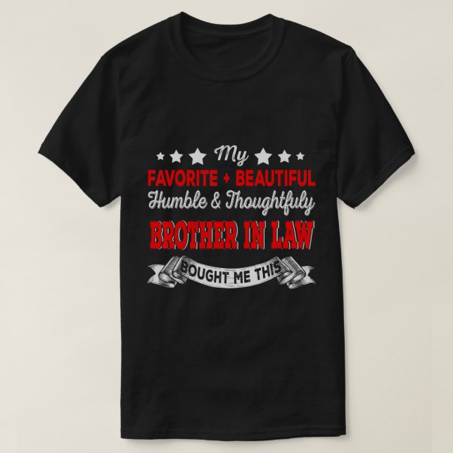 Camiseta Mi Hermano Hermoso Favorito En Derecho Padre Graci (Diseño del anverso)