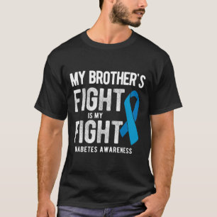 Camiseta Mi hermano lucha contra la diabetes