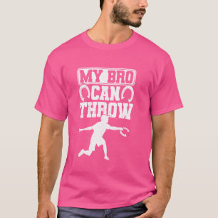 Camiseta Mi hermano puede lanzar graciosos lanzamientos de