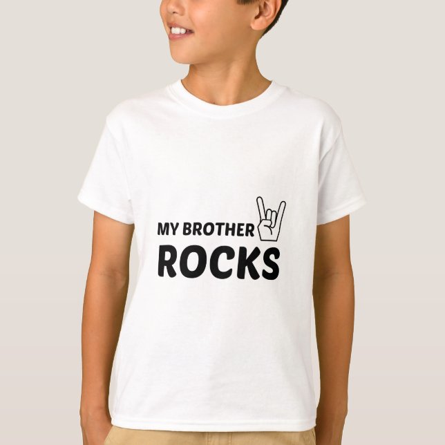 CAMISETA MI HERMANO ROCKS (Anverso)