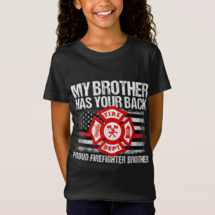 Camiseta Mi hermano tiene tu regalo de la familia de bomber