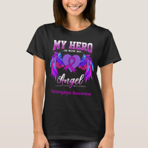 Camiseta Mi héroe ahora es mi ángel Conciencia de la Fibrom