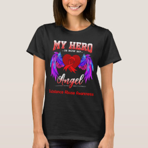 Camiseta Mi héroe ahora es mi ángel Conciencia sobre el Abu