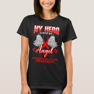 Camiseta Mi héroe es ahora mi ángel epidermolysis bullosa a