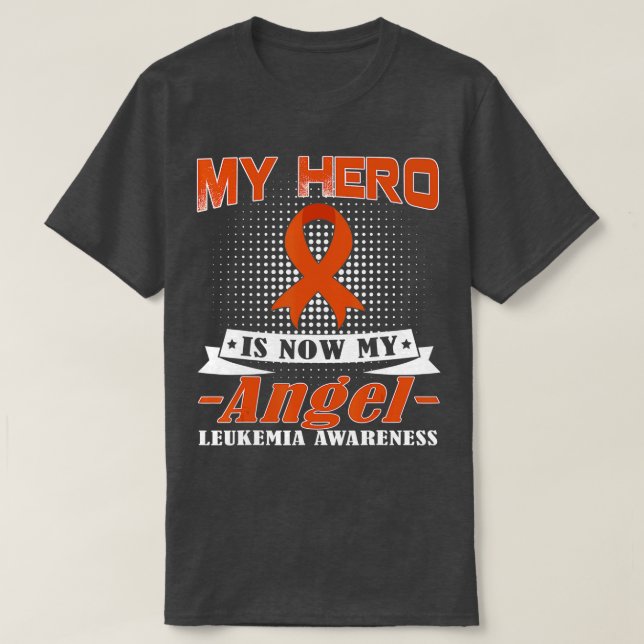 Camiseta Mi Héroe Es Ahora Mi Mes De Conciencia Sobre La Le (Diseño del anverso)