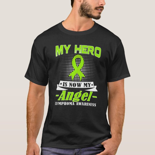 Camiseta Mi Héroe Es Ahora Mi Mes De Concienciación Sobre E (Anverso)