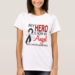 Camiseta Mi héroe es mi cáncer de piel del ángel