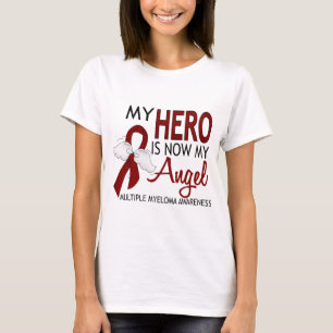 Camiseta Mi héroe es mi mieloma múltiple del ángel