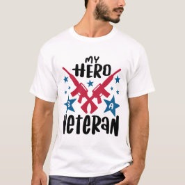 Camiseta Mi héroe es un veterano