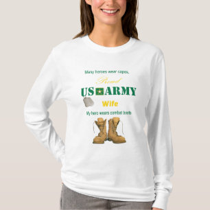 Camiseta Mi héroe lleva la manga larga Shir de las señoras