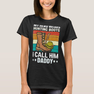 Camiseta Mi héroe usa botes de caza que le llamo Daddy Hunt