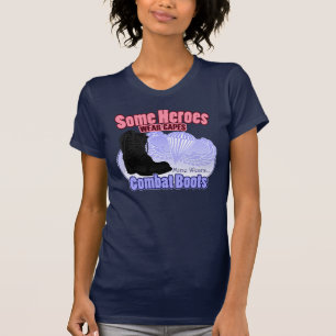 Camiseta Mi héroe usa botes de combate