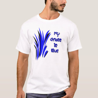 CAMISETA MI HIERBA ES AZUL