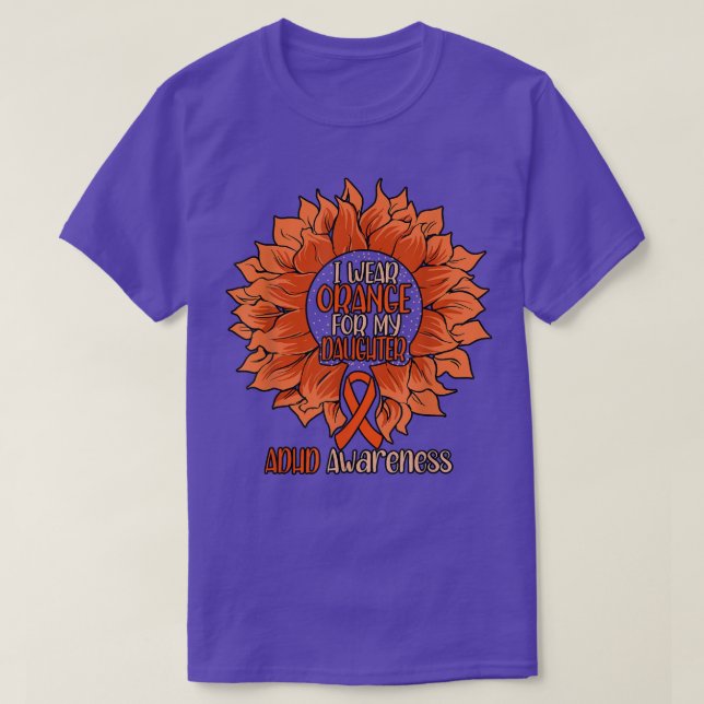 Camiseta Mi hija ADHD (Diseño del anverso)