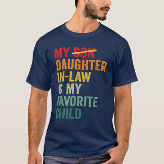 Camiseta Mi hija de Derecho es mi hijo favorito