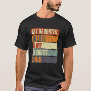 Camiseta Mi Hija En La Ley Es Mi Familia Infantil Favorita