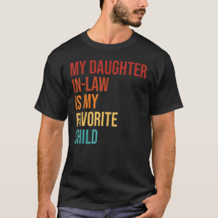 Camiseta Mi Hija En La Ley Es Mi Familia Infantil Favorita
