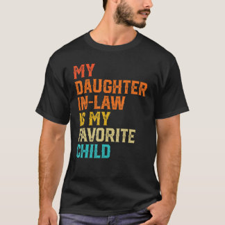 Camiseta Mi Hija En La Ley Es Mi Hija Favorita Divertida Fa