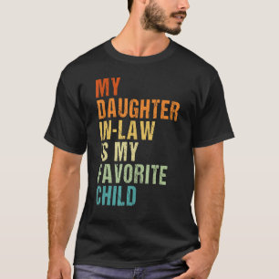Camiseta Mi Hija En La Ley Es Mi Hum Infantil Favorito