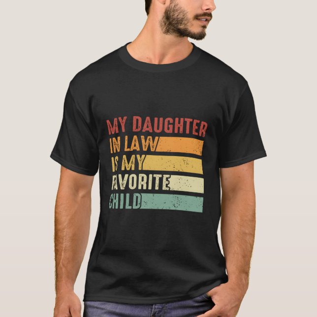 Camiseta Mi Hija En La Ley Es Mi Hum Infantil Favorito (Anverso)