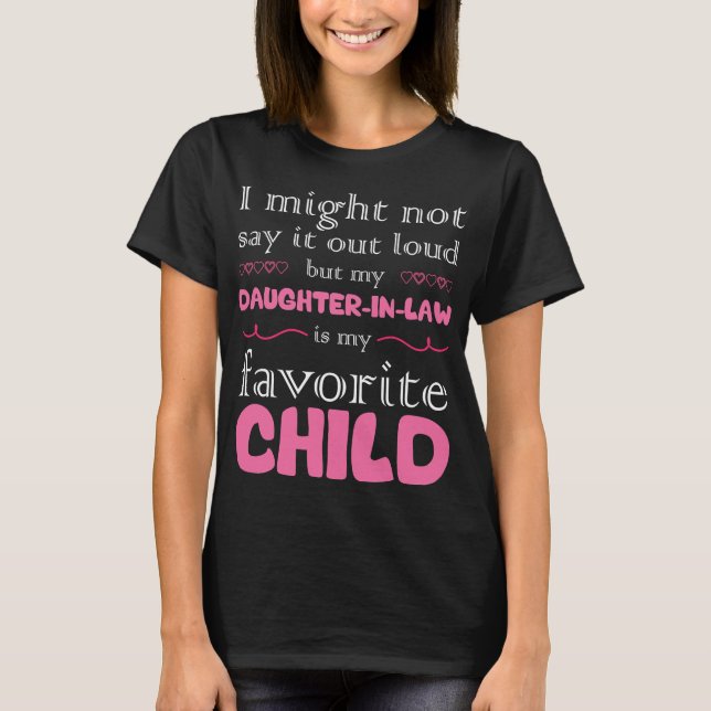 Camiseta Mi Hija En La Ley Es Mi Madre Infantil Favorita (Anverso)