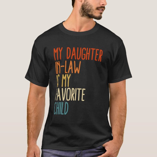Camiseta Mi Hija En La Ley Es Mi Quo Infantil Favorito (Anverso)