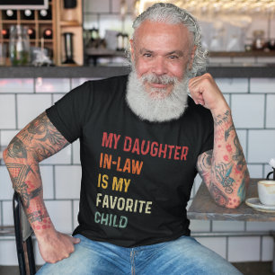 Camiseta Mi Hija En La Ley Es Mi Regalo Retro Infantil Favo