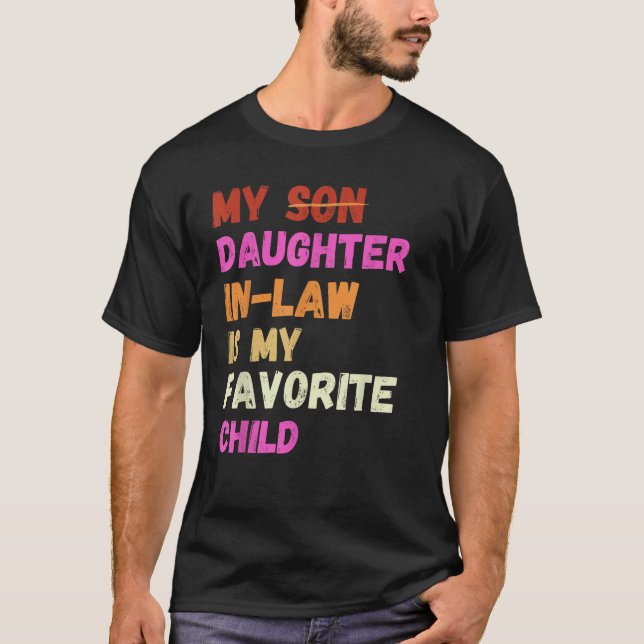 Camiseta Mi Hija En La Ley Es Mi Retro Infantil Favorito (Anverso)