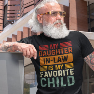 Camiseta Mi Hija En La Ley Es Mi Retro Infantil Favorito