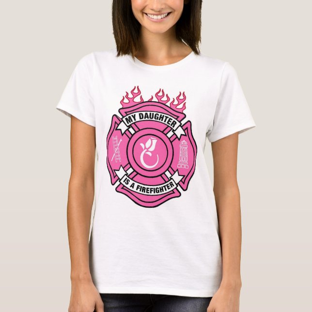 Camiseta Mi Hija Es Bombera (Anverso)
