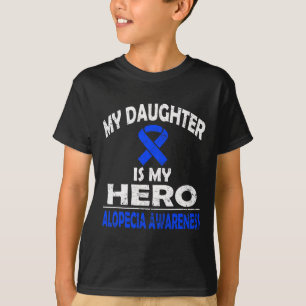 Camiseta Mi hija es mi heroína Alopecia Conciencia