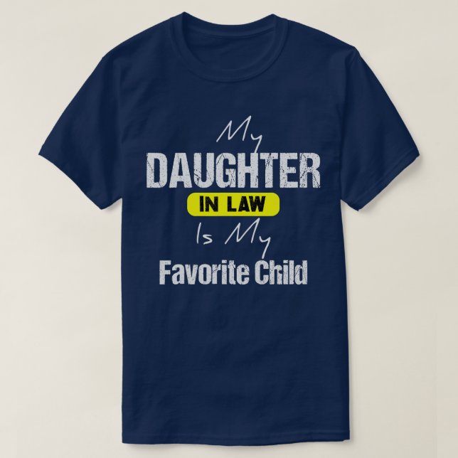 Camiseta Mi Hija Es Mi Hija Favorita M (Diseño del anverso)