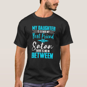 Camiseta Mi Hija Es O Mi Mejor Amigo O Sataná-Mom