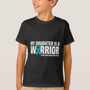 Camiseta Mi Hija Es Una Guerrera Miastenia Gravis