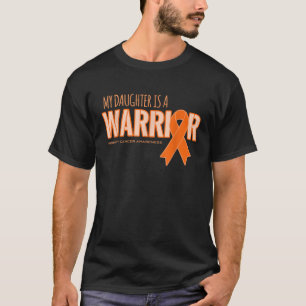 Camiseta Mi hija es una guerrera que toma conciencia del cá