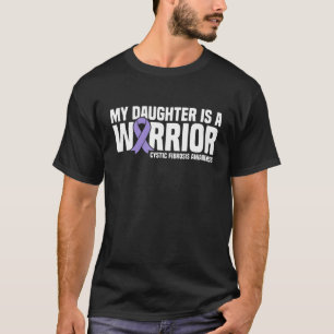 Camiseta Mi hija es una guerrera y quística conciencia de l